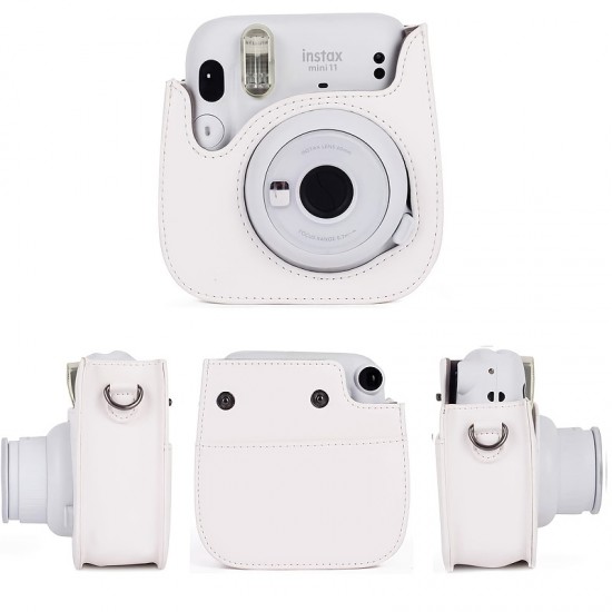 Instax Mini 11 Camera Case ,PU Leather Bag With Pocket And Adjustable Shoulder Strap Without Camera Instax Mini 11 Camera Case ,PU Leather Bag With Pocket And Adjustable Shoulder Strap Without Camera