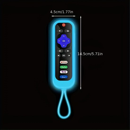 Remote Cover for Roku TV Remote Control, Battery Cover for TCL Hisense Roku TV Steaming Stick 4k 4K+ Roku Voice Remote Remote Cover for Roku TV Remote Control, Battery Cover for TCL Hisense Roku TV Steaming Stick 4k 4K+ Roku Voice Remote