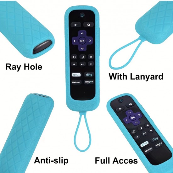 Remote Cover for Roku TV Remote Control, Battery Cover for TCL Hisense Roku TV Steaming Stick 4k 4K+ Roku Voice Remote Remote Cover for Roku TV Remote Control, Battery Cover for TCL Hisense Roku TV Steaming Stick 4k 4K+ Roku Voice Remote