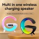 Wireless Speaker Rhythm RGB Light Bar Smart Light Sunrise Alarm Clock Wake Up Light Alarm Clocks For Bedrooms Dimmable Table Lamp With Fast Wireless Charger Alarm Clock For Heavy Sleepers Adults For Bedroom,Dorm,Gift Wireless Speaker Rhythm RGB Light Bar Smart Light Sunrise Alarm Clock Wake Up Light Alarm Clocks For Bedrooms Dimmable Table Lamp With Fast Wireless Charger Alarm Clock For Heavy Sleepers Adults For Bedroom,Dorm,Gift