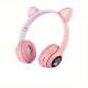 Wireless Headphones With Mic, Led Light Up Cat Over Ear Wireless Headphones For IPad/Tablet/PC/School, Birthday Gifts For Girls Wireless Headphones With Mic, Led Light Up Cat Over Ear Wireless Headphones For IPad/Tablet/PC/School, Birthday Gifts For Girls