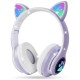 Wireless Headphones With Mic, Led Light Up Cat Over Ear Wireless Headphones For IPad/Tablet/PC/School, Birthday Gifts For Girls Wireless Headphones With Mic, Led Light Up Cat Over Ear Wireless Headphones For IPad/Tablet/PC/School, Birthday Gifts For Girls