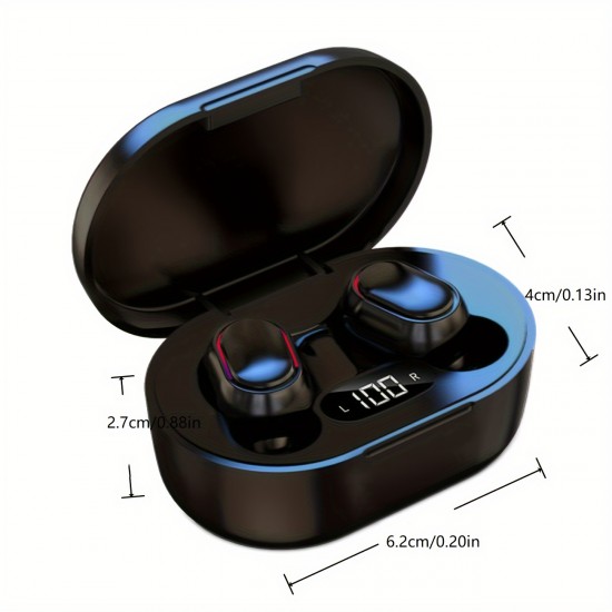the latest TWS wireless headphones touch real stereo LED lights flash lights live show, Super Cool Headphones, boyfriend and girlfriend birthday gifts, Easter Halloween Christmas gifts, Ios Android phone the latest TWS wireless headphones touch real stereo LED lights flash lights live show, Super Cool Headphones, boyfriend and girlfriend birthday gifts, Easter Halloween Christmas gifts, Ios Android phone