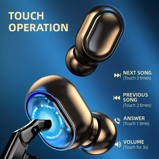 the latest TWS wireless headphones touch real stereo LED lights flash lights live show, Super Cool Headphones, boyfriend and girlfriend birthday gifts, Easter Halloween Christmas gifts, Ios Android phone the latest TWS wireless headphones touch real stereo LED lights flash lights live show, Super Cool Headphones, boyfriend and girlfriend birthday gifts, Easter Halloween Christmas gifts, Ios Android phone